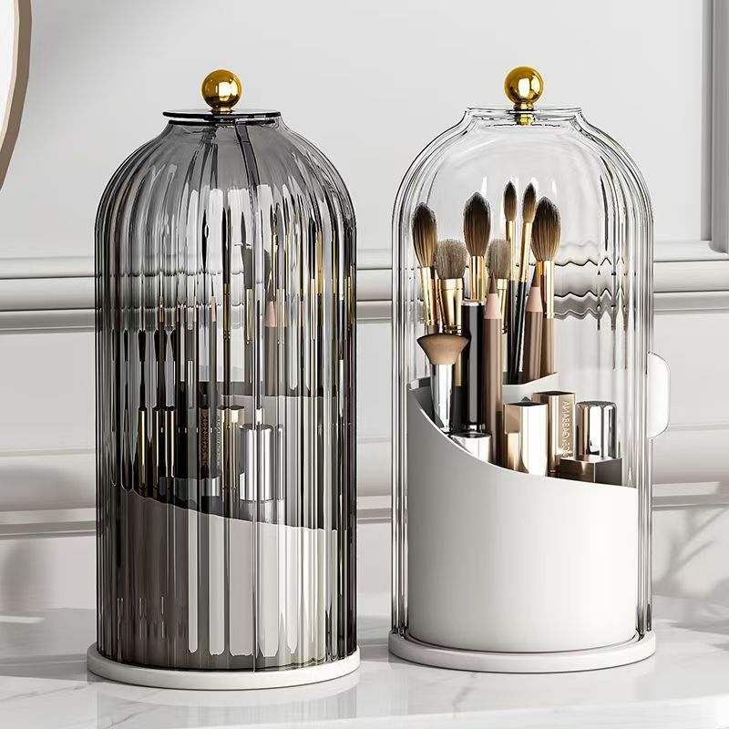 Luxury Skincare Containers - 360 ° حامل فرشاة مكياج دوار