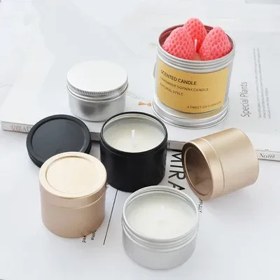 Luxury Skincare Containers - أوعية شموع فاخرة مع غطاء، علب
