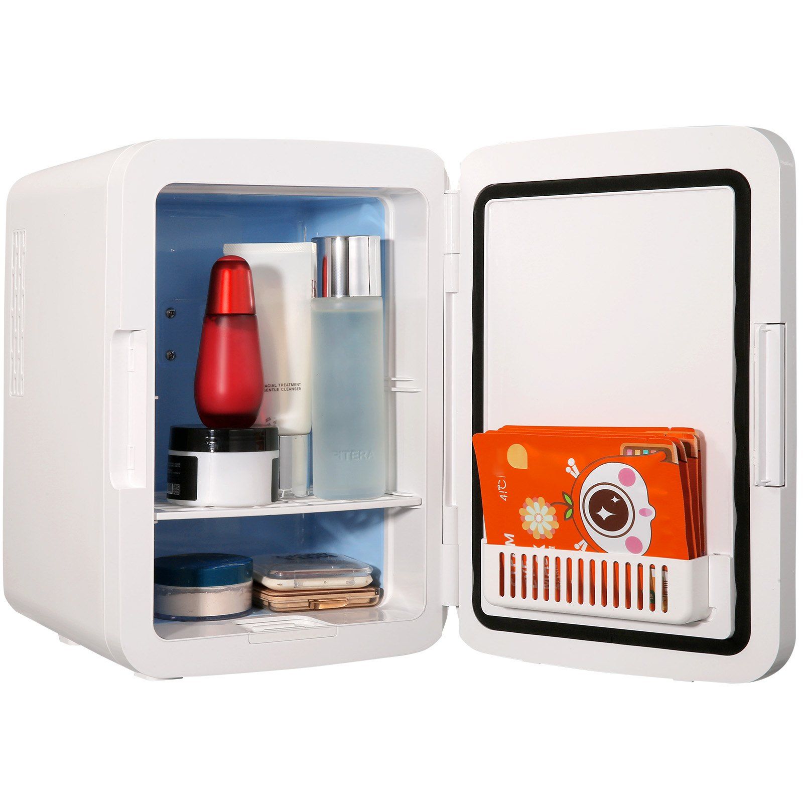 Luxury Skincare Fridge - ثلاجة صغيرة 10 لتر/12 علبة محمولة