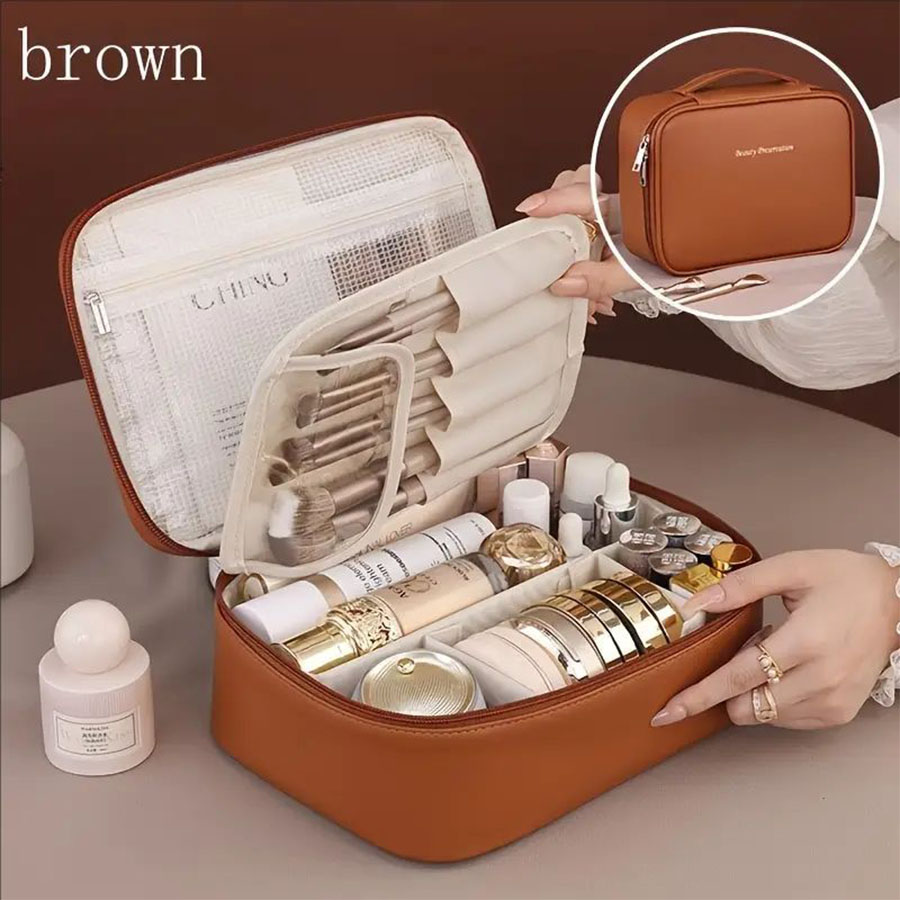 Luxury Skincare Containers - حقيبة مستحضرات تجميل نسائية جديدة محمولة،