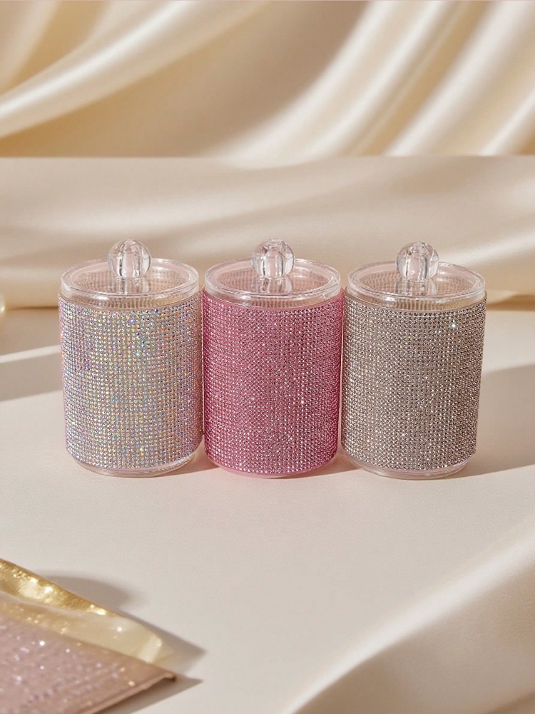 وعاء تخزين فاخر مرصع بالألماس  - مراجعة Luxury Skincare Containers وسعره