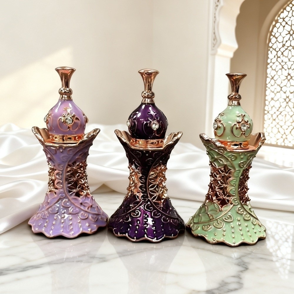 زجاجات زيت عطري سعة 3 مل بتصمي - مراجعة Luxury Skincare Dubai وسعره