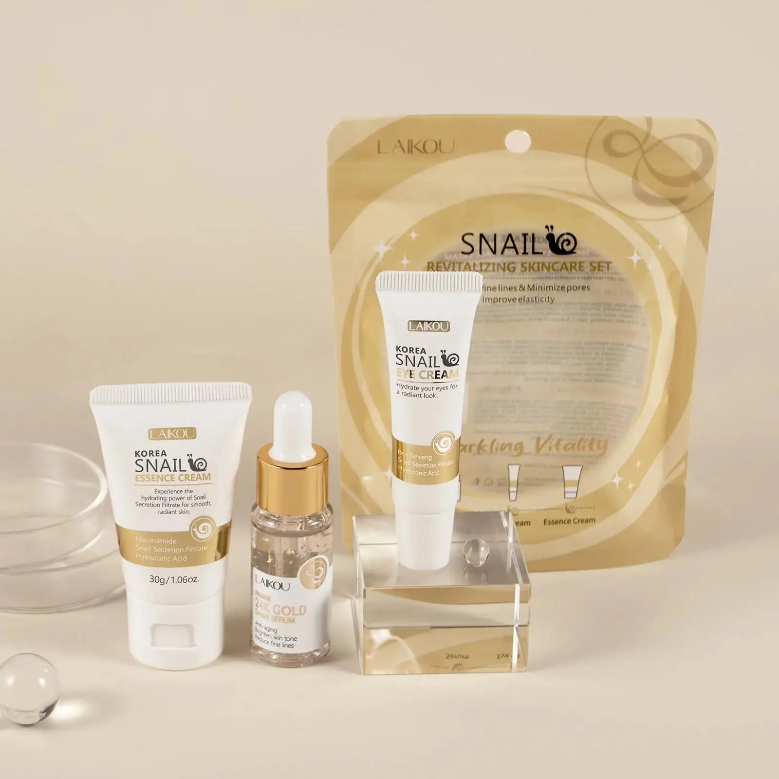 24K الذهب الحلزون إصلاح مصل كر - مراجعة Luxury Natural Skincare وسعره