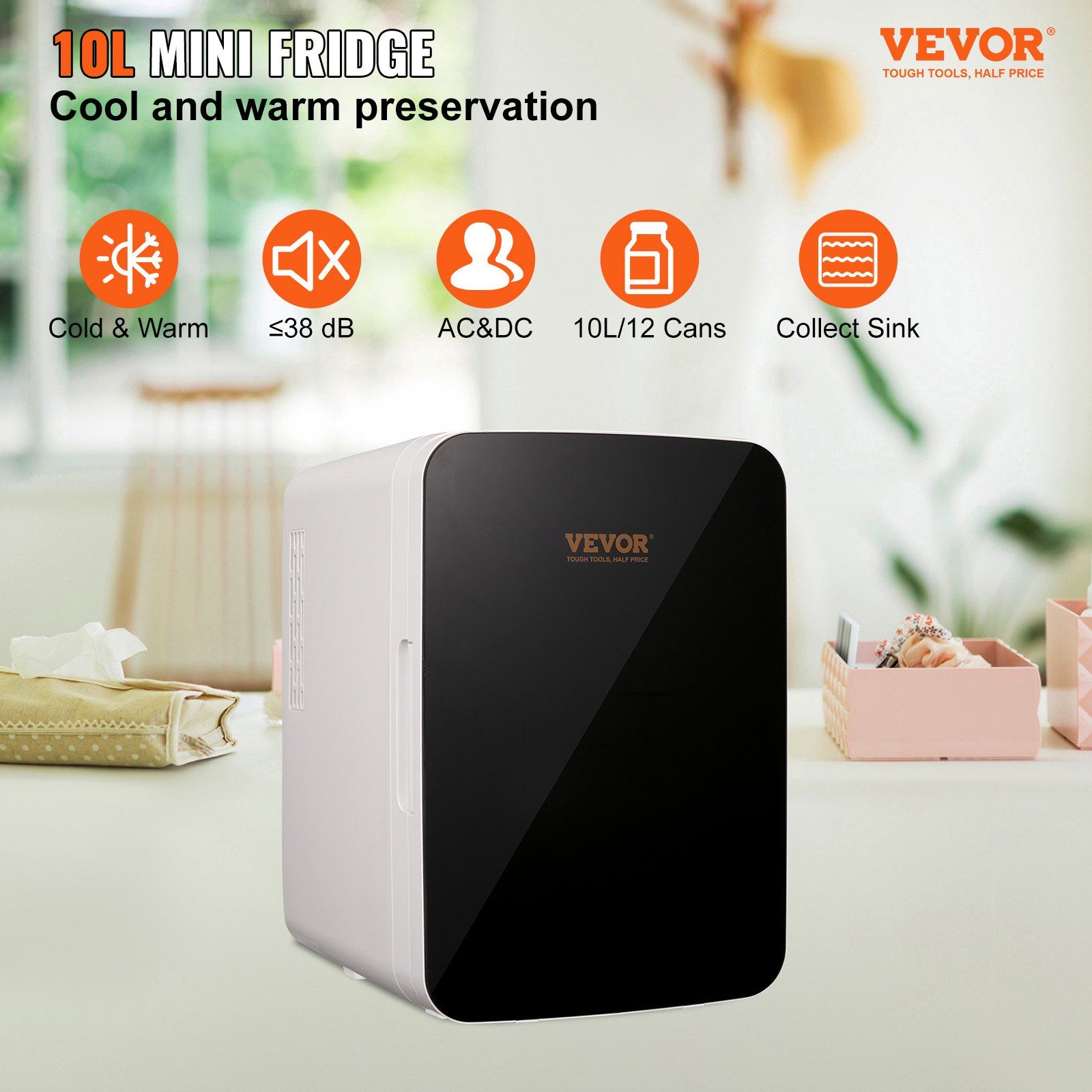 ثلاجة صغيرة 10 لتر/12 علبة محم - مراجعة Luxury Skincare Fridge وسعره